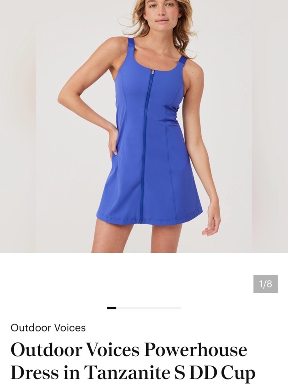 Outdoor Voices Powerhouse Dress S\M DD